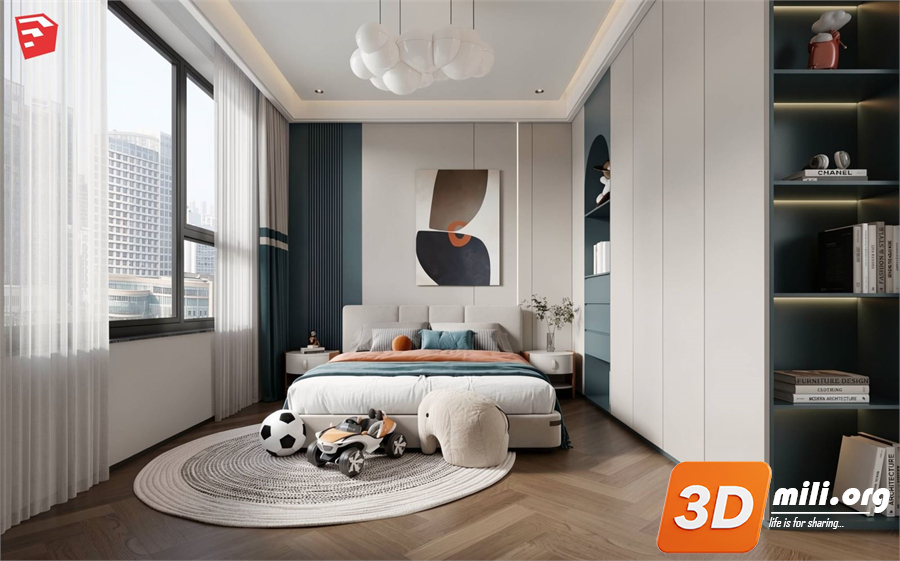 Children Room Scenes Skp FIles 